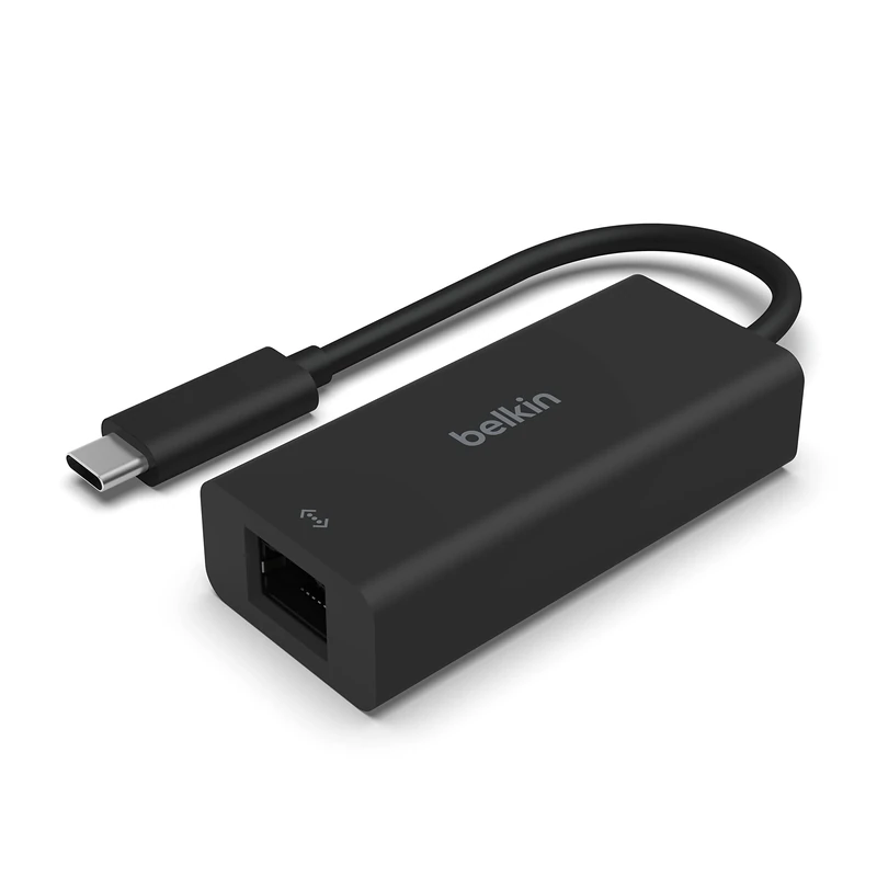 Belkin USB-C to 2.5Gb Ethernet Adapter - 90mm Cable - USB-IF Certified