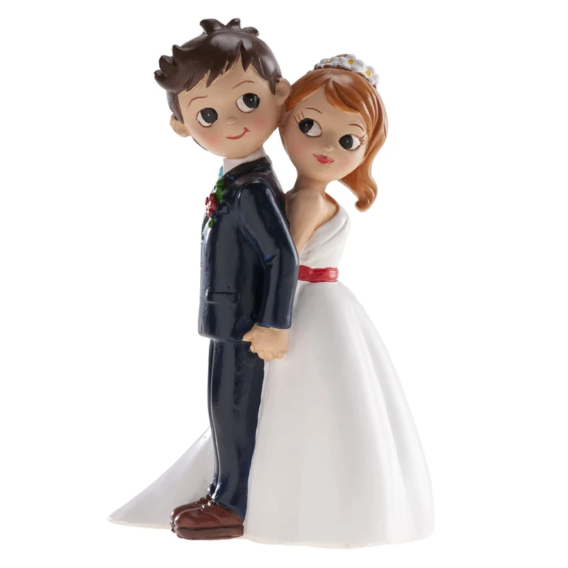Dekora - Wedding Decoration | Groom Figures for Wedding Cake – Couple of Backs - Image 1