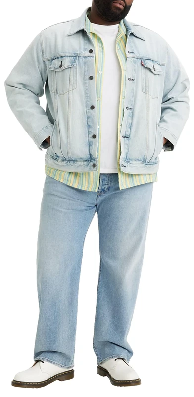 Levi's Men's 501 Original Fit Big & Tall Jeans, Stretch It Out, 40W / 36L