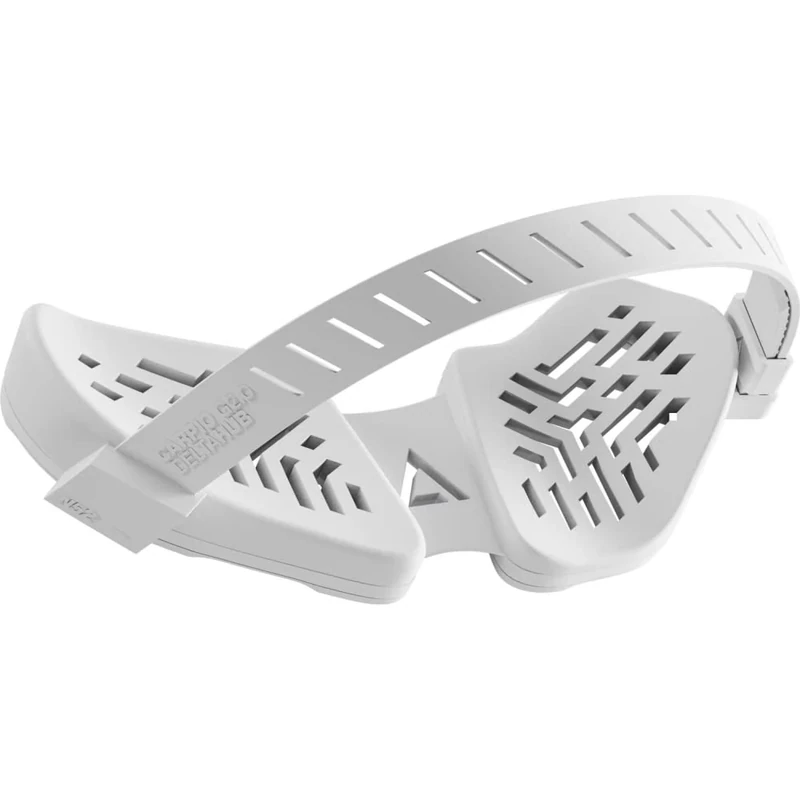 DELTAHUB Carpio G2.0 Ergonomic Wrist Rest for Right-Handed Persons, with Silicone Strap, Wrist Support, Reduces Overstretch, Fatigue and Wrist Pain, Easy Gliding, Large, White