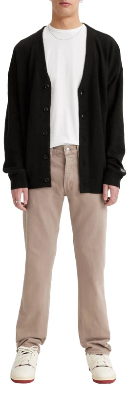 Levi's Men's 501 Original Fit Jeans, All Beige, 31W / 32L - Image 1