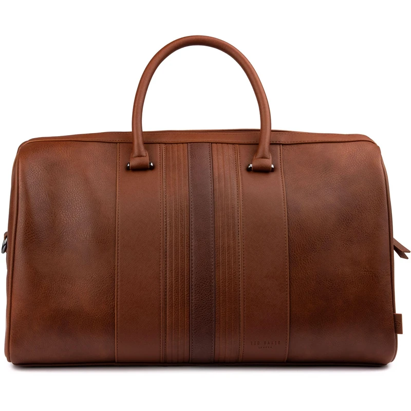 Ted Baker London evyday-striped pu holdall, tan - Image 1