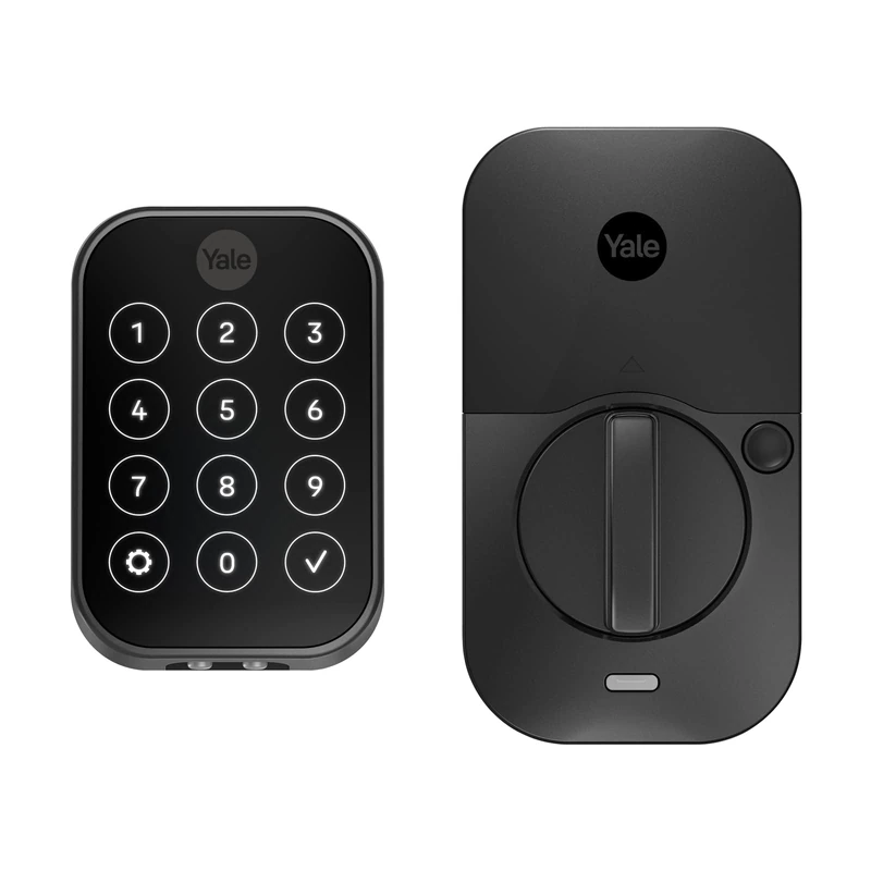 Yale YRD450-ZW2-BSP Key-Free Touchscreen Lock, Black Suede