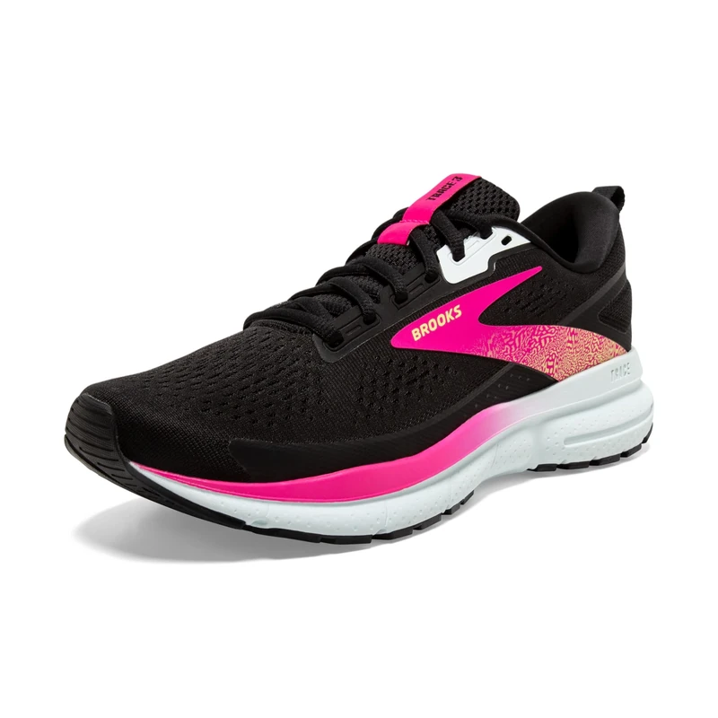 Brooks 1204011B098 Trace 3 Women Black/Blue/Pink Glo UK 6.5