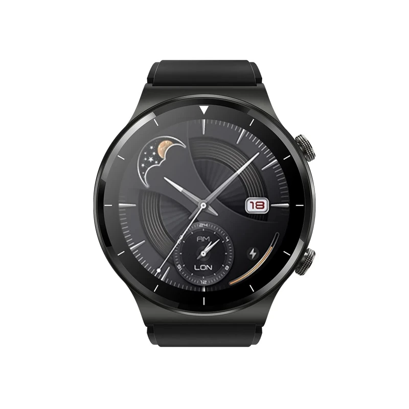 Blackview R7 Pro Men's Women's Smart Watch - IP68 Waterproof Smartwatch - Metal Frame and Corning Glass - Health Tracker with Heart Rate, Blood Oxygen and Sleep - Black - Image 1