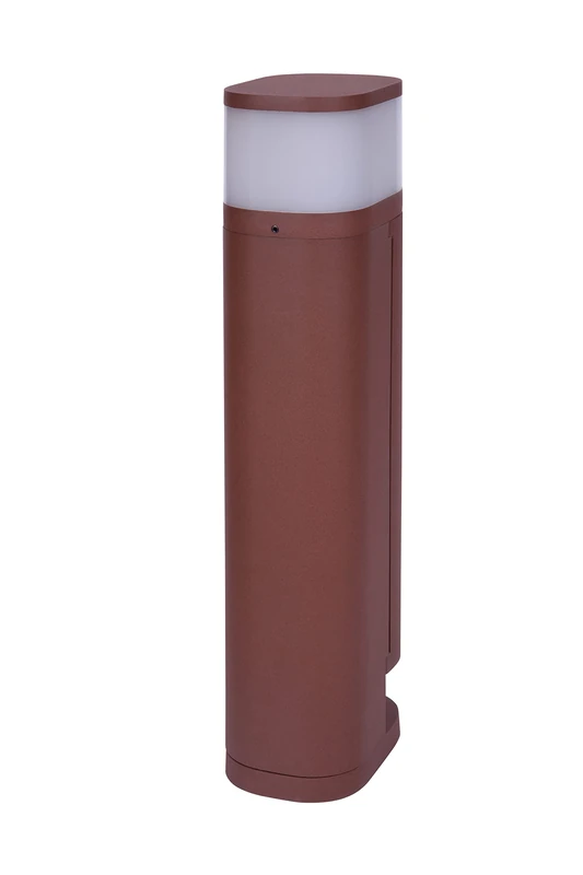 BOLD 19516 VOLO smart garden light with sockets and cover (outdoor socket column) light grey (2x Schuko | Smart-Home (iOS & Android) WLAN | 9.5 x 13.5 x 45 cm | incl. G9 max. 28 Watt - 470lm)