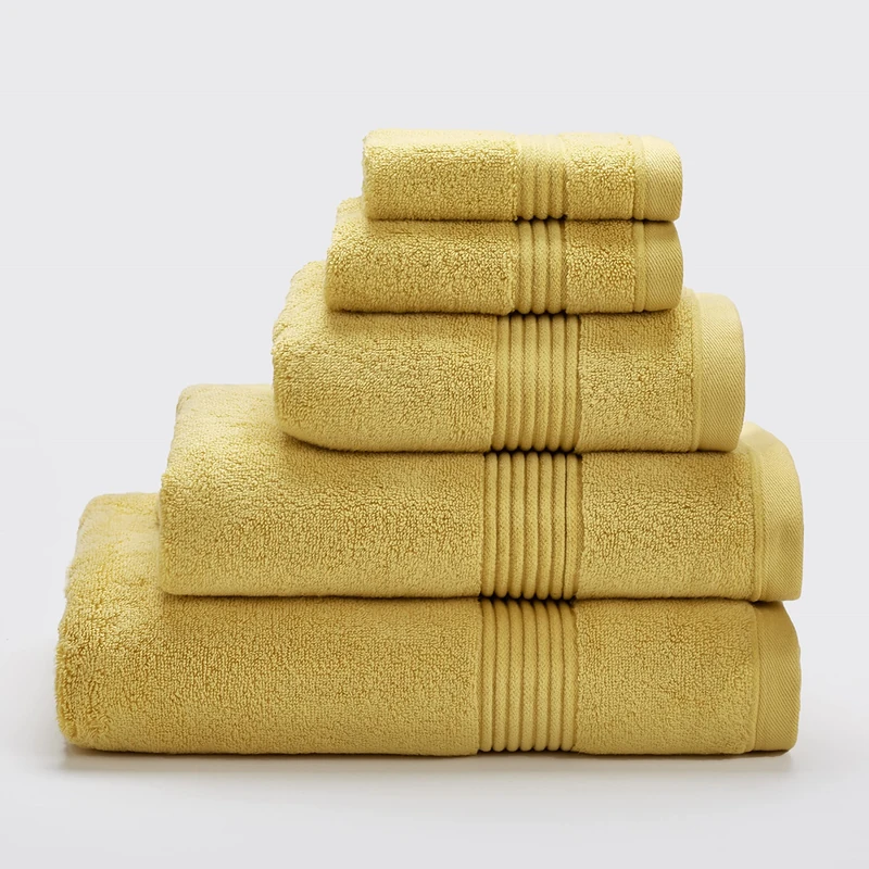 Catherine Lansfield Hometextiles, Bath, So Soft Ochre Towel 100x150cm