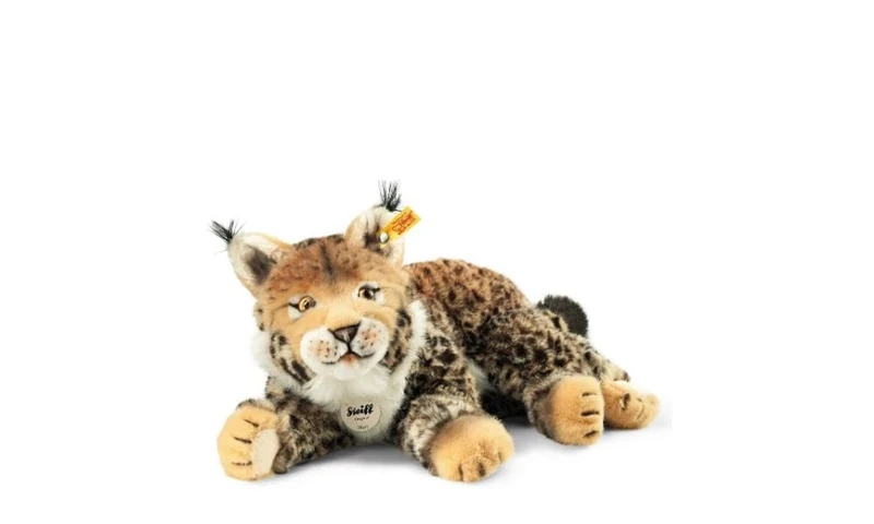 Steiff 102592 Mizzy lynx 35 beige/brown striped
