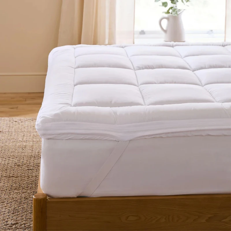 The Fine Bedding Company Dual Layer Mattress Topper - Double