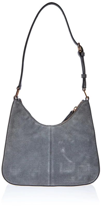 Mandarina Duck Women's Velvet Plisse Hobo, London Fog, Taglia Unica