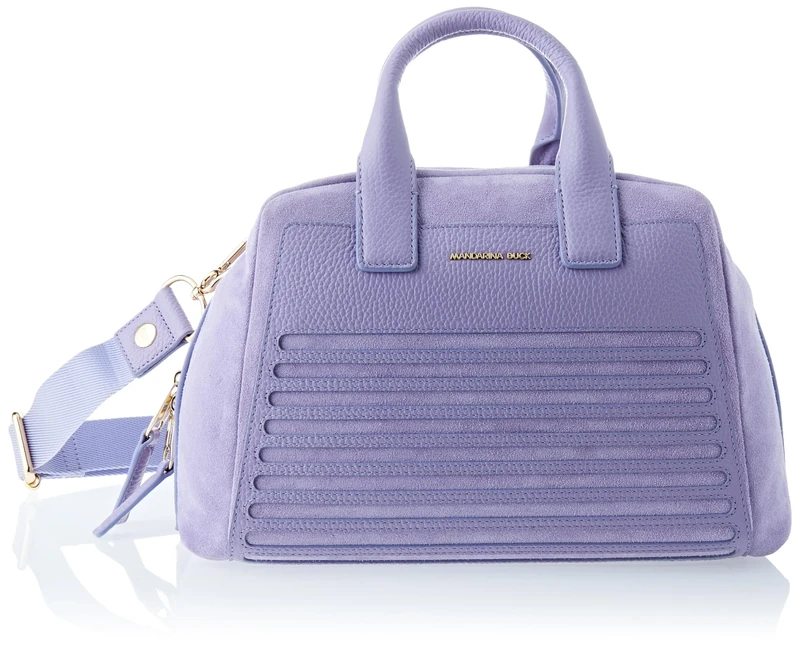 Mandarina Duck Women's Velvet Tote, Purple Impression, Taglia Unica