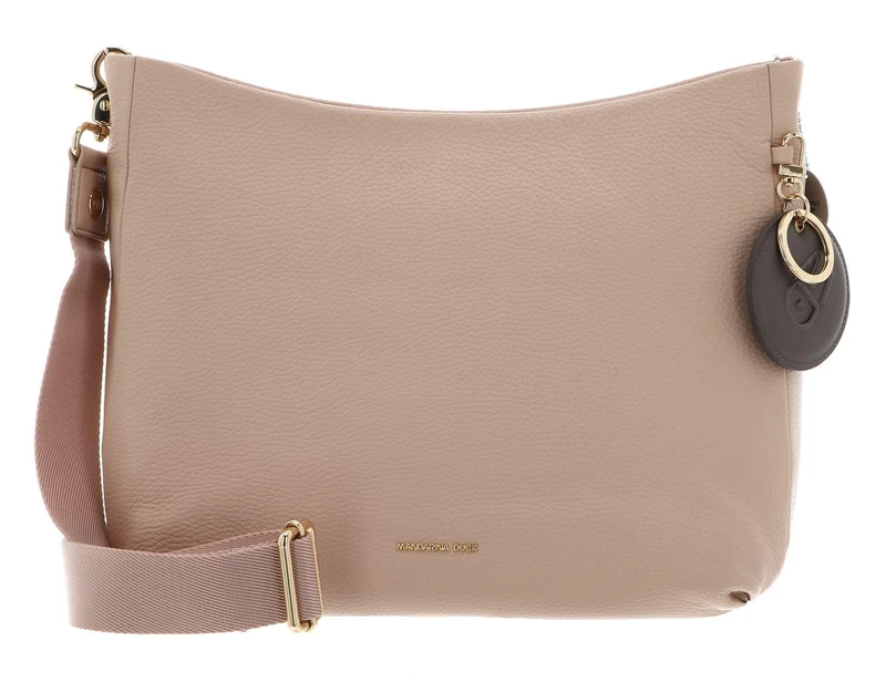 Mandarina Duck Women's Mellow Leather Shoulder Bag, Lamb's Wool, 34x31x8 (L x H x W)