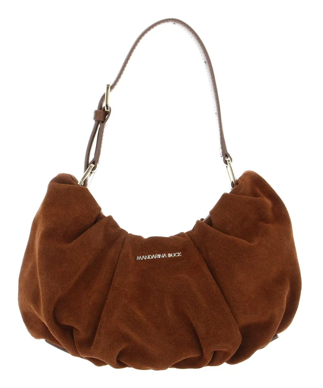 Mandarina Duck Velvet Plisse Wrist, Women, One Size, Caramel Cafe, Taglia Unica