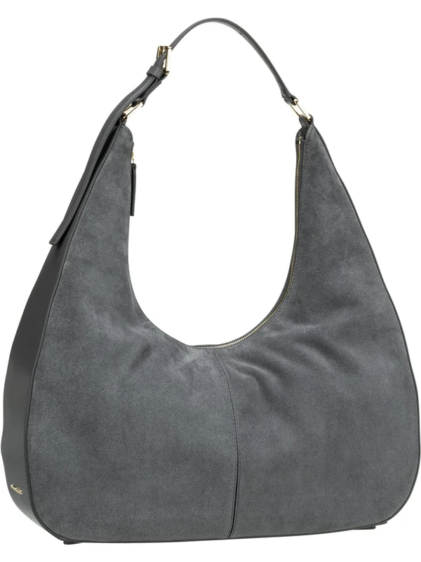 Mandarina Duck Women's Velvet Plisse HOBO, London Fog, One Size
