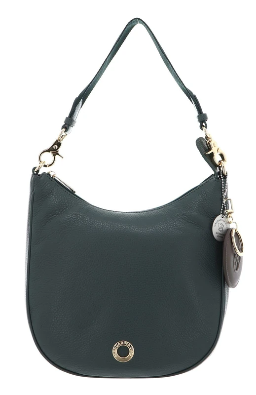 Mandarina Duck Women's Mellow Leather Shoulder Bag, Dark Forest, Taglia Unica