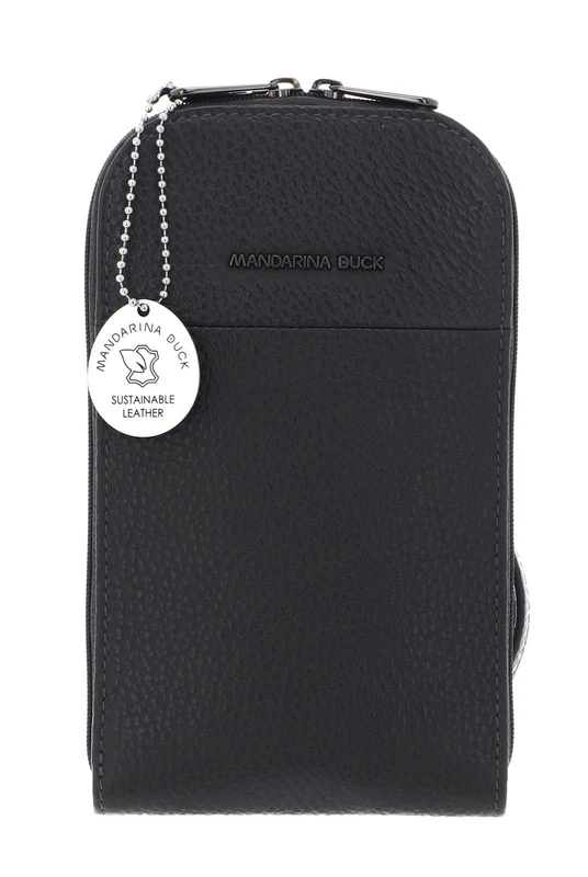 Mandarina Duck Mellow Leather Vertcal Holder, Women's, Stormy Weather, Taglia Unica