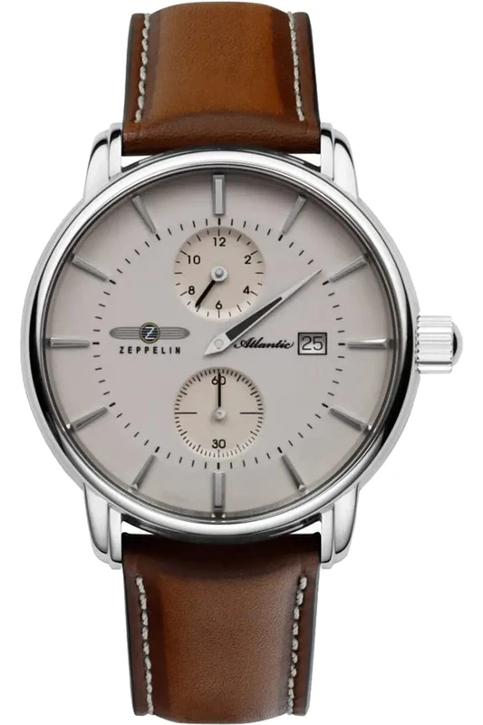 Zeppelin Atlantic Mens Analogue Automatic Watch with Leather Bracelet 8426-5