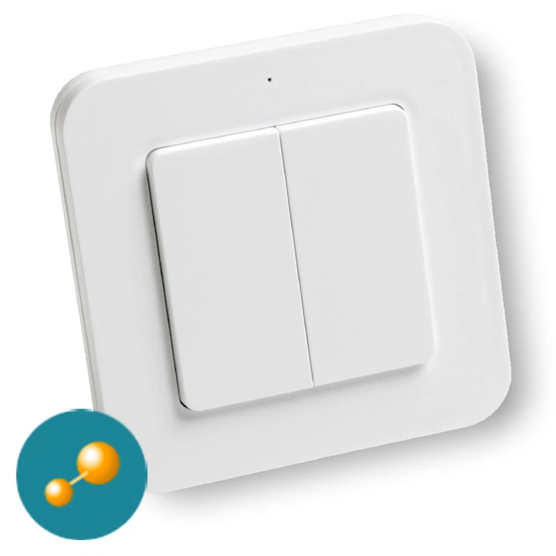 Intertechno ITW-802 Series Wireless Wall Transmitter White with Automatic Off Switching