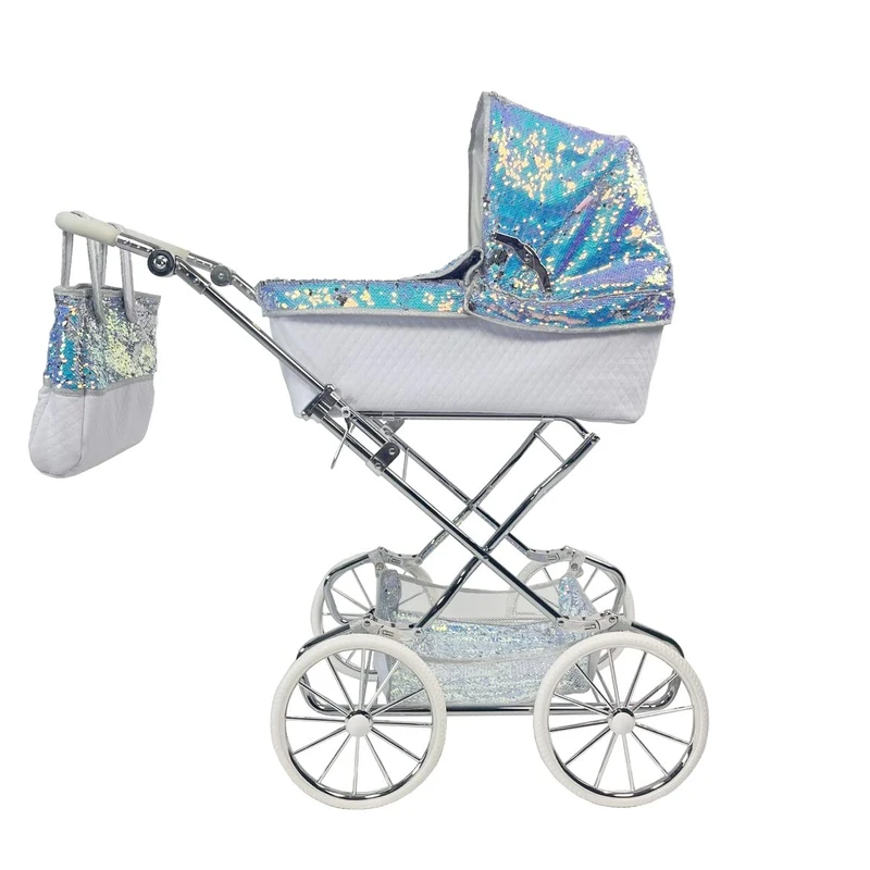 Roma Polly Reborn Dolls Pram - Mermaid - Image 1