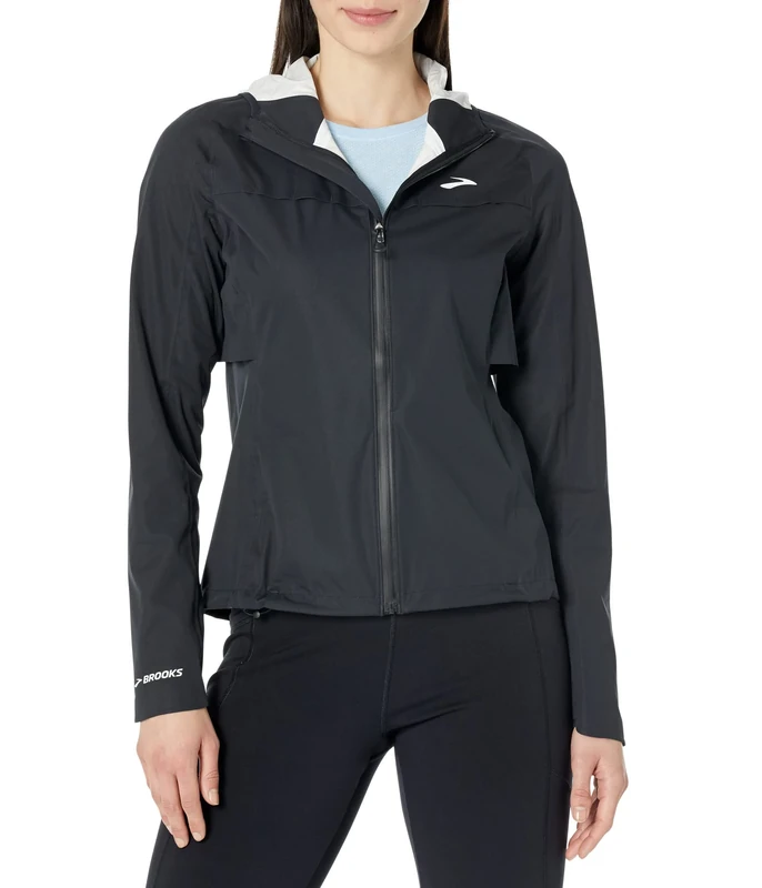 BROOKS 221608001 High Point Waterproof Jacket Jacket Women's Black Size 30