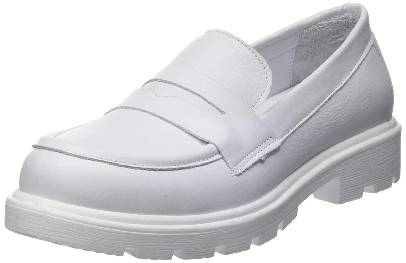 Andrea Conti Women's Moccasins, Weiß, 3.5 UK