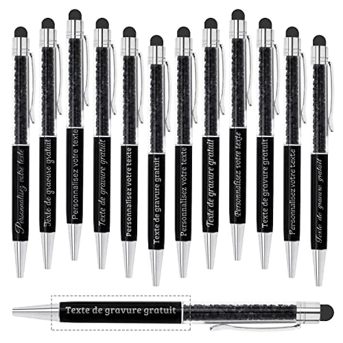 Angry Egg Boy 300 pcs Personalized Ballpoint Pen with Name, Soft Touch Black Ballpoint Pen, Best Pen for Study, Office, Smooth Writing, Medium Black Ink Pen