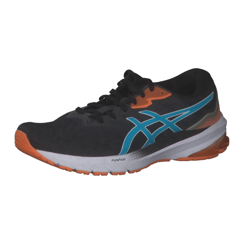 ASICS Men's Gt-1000 11 Trainers, Black Island Blue, 10 UK