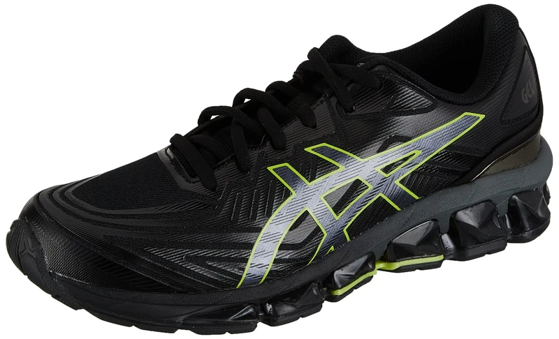 ASICS Men's Gel-Quantum 360 VII Sneaker, Black/NEON Lime, 8.5 UK