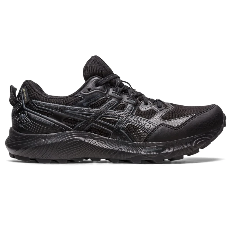 ASICS Womens Sonoma 7 GTX Road Running Shoes Black/Grey 4 UK (37 EU)
