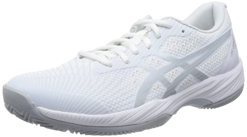 ASICS Womens Gel-Game 9 Padel Sneaker, White Pure Silver, 7 UK