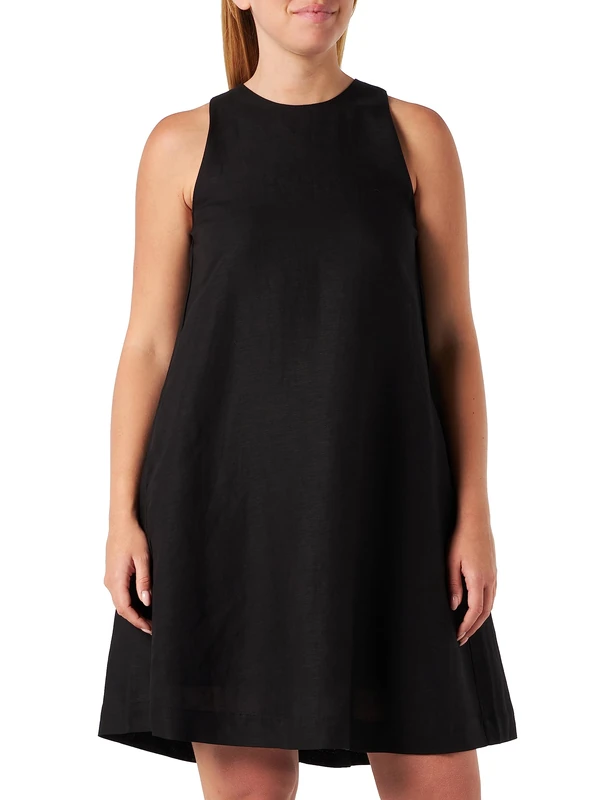 s.Oliver BLACK LABEL Women's Short Dress, Black, 10