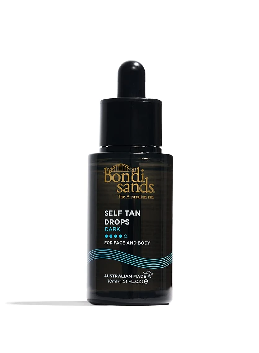 Bondi Sands Self Tan Drops - Dark 30mL | Customisable Glow | Suitable for Sensitive Skin | Vegan + Cruelty Free |30ml/1.01 FL OZ
