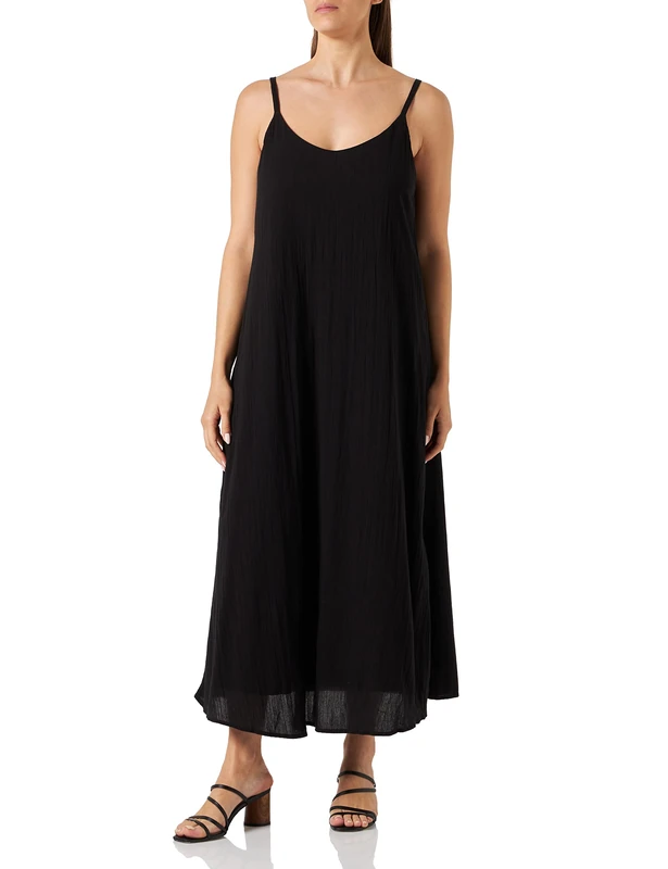 s.Oliver Women's 2134318 Dress, midi, Black 9999, 6