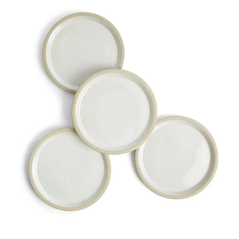 Royal Doulton Urban Dining Plate/Lid 16.5cm/6.5in White Set of 4