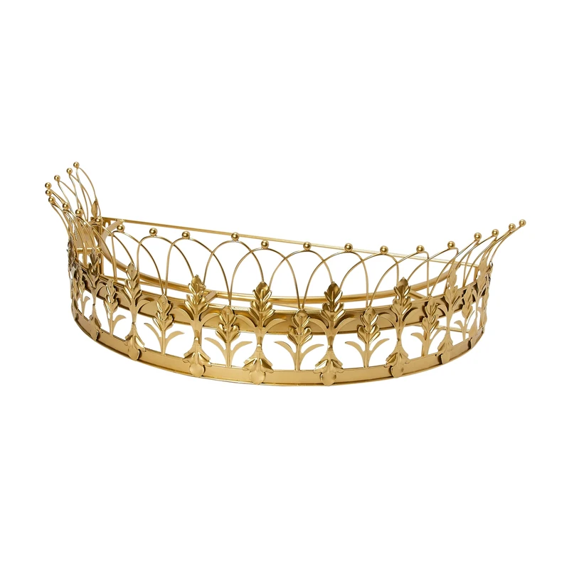 Creative Co-op Canopy Crown, Gold