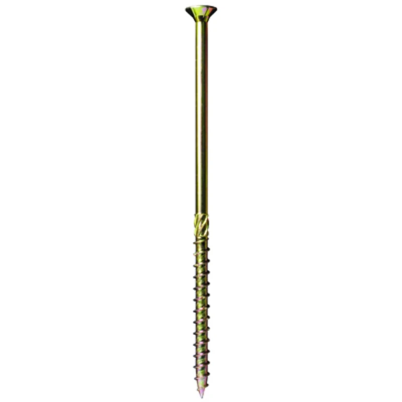 FISSAGI Box of 50-92021 Countersunk Head Framing Screws 8 x 280 mm Zinc-Plated Dichromate-Coated