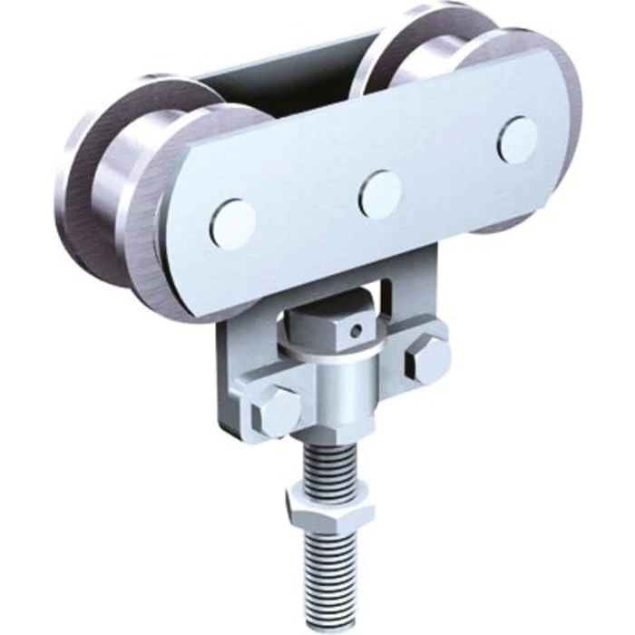 MANTION SA Edge-Mounted Frame 2 Rollers Delrin M10 Hanging Screw Capacity/Door: 80 kg-235D - Image 1