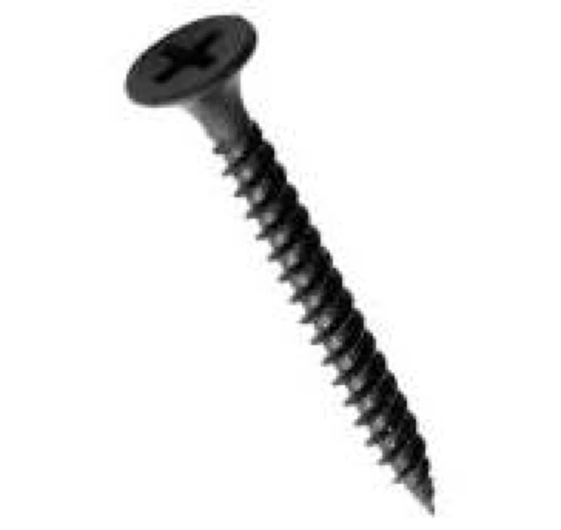 KYOCERA SENCO FRANCE Universal Plasterboard Screws 3.5 x 25 mm Box of 1000 Aerfast AT10021 Black