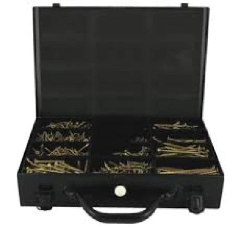 Case of 1350 Vynex 3514000931013 Star Countersunk Screws with 3 Bits Included