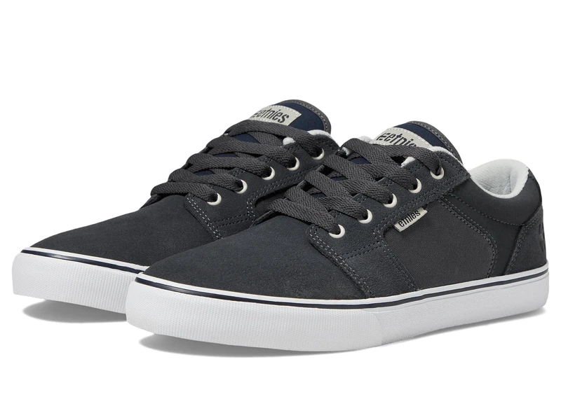 Etnies Men's Barge LS Skate Shoe, Grey/Grey/Blue, 9 UK
