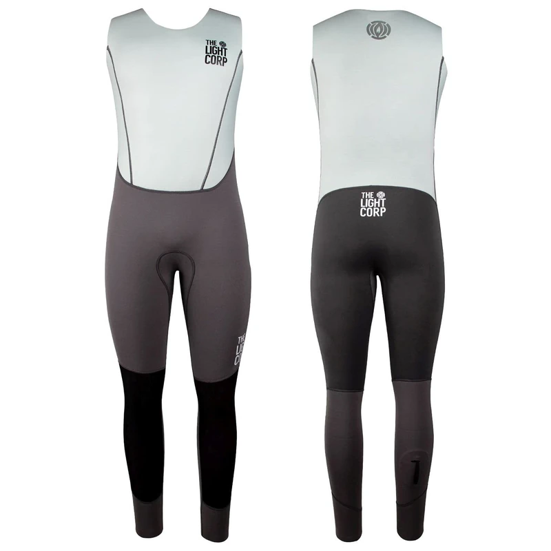 LIGHT BOARD CORP Men's Longjohn LSUP-C01 Wetsuit, Grey, XXL