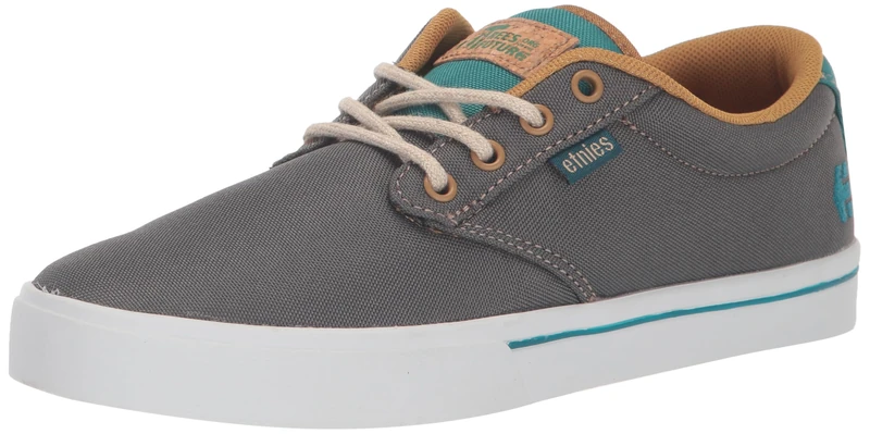 Etnies Men's Jameson 2 Eco X TFTF Skate Shoe, Grey/Blue, 7.5 UK
