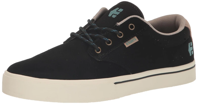 Etnies Men's Jameson 2 Skate Shoe, Black/Green/White, 7.5 UK