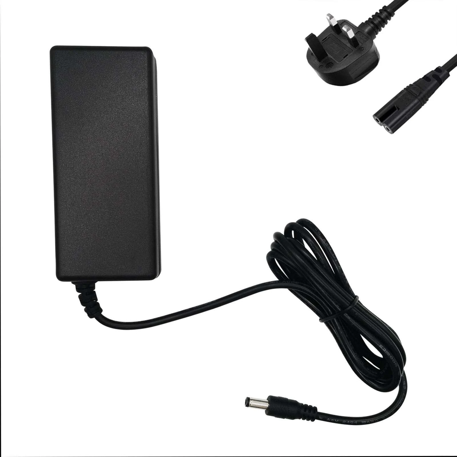 myVolts 12V power supply adaptor compatible with Donner DEP-10, DEP-10S, DEP-20 Digital Piano - UK plug