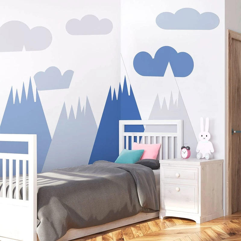Ambiance Sticker Linka Children's Wall Sticker for Baby Room Decoration - Giant Adhesive Wall Sticker - H110 x L165 cm