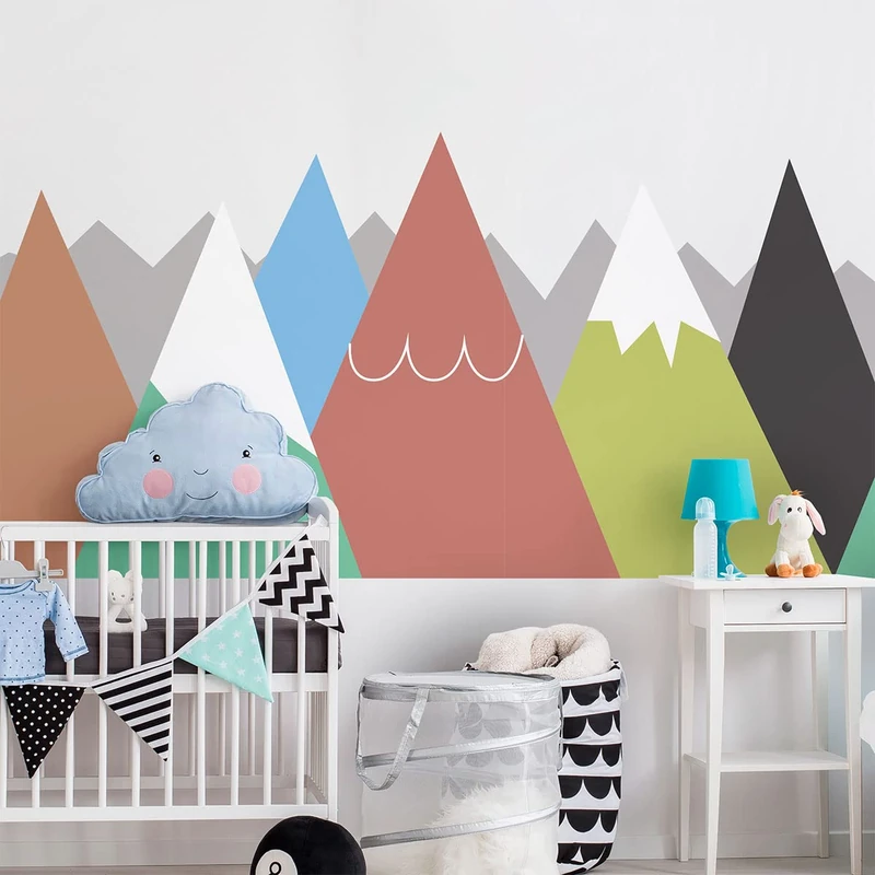 Ambiance Sticker Children's Wall Sticker for Baby Room Decoration - Giant Adhesive Wall Sticker | Danika - H120 x L180 cm