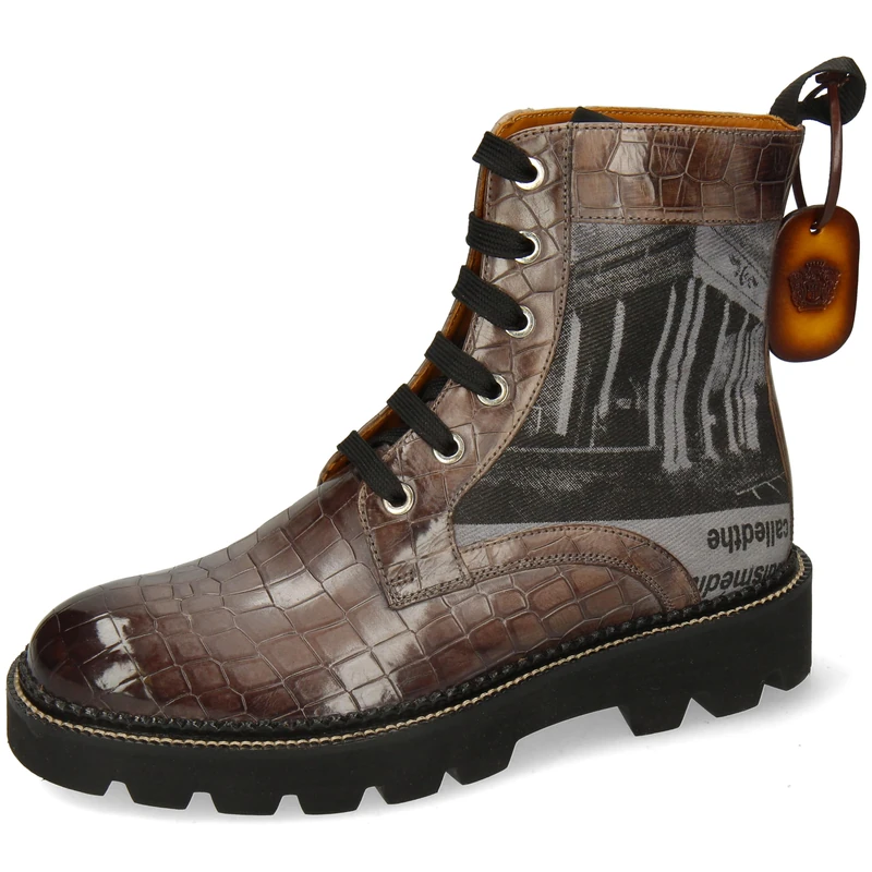Melvin & Hamilton Women's Mary 7 Fashion Boot, Gray, 4 UK