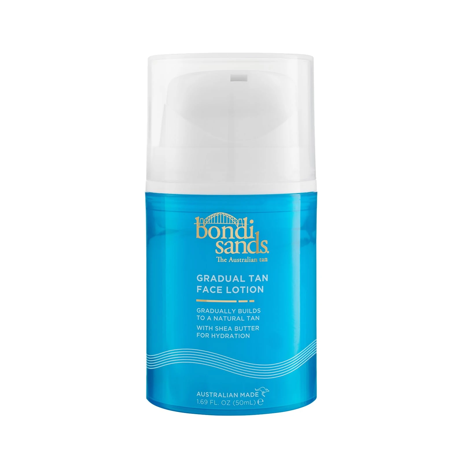 Bondi Sands Gradual Tanning Face Lotion 50mL | Gradual Tan | Suitable for Sensitive Skin | Vegan + Cruelty Free | 50ml/1.69 FL Oz