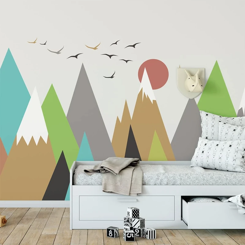 Ambiance Sticker Children's Wall Sticker Baby Room Decoration - Giant Adhesive Wall Sticker | Agnieszka - H120 x L180 cm