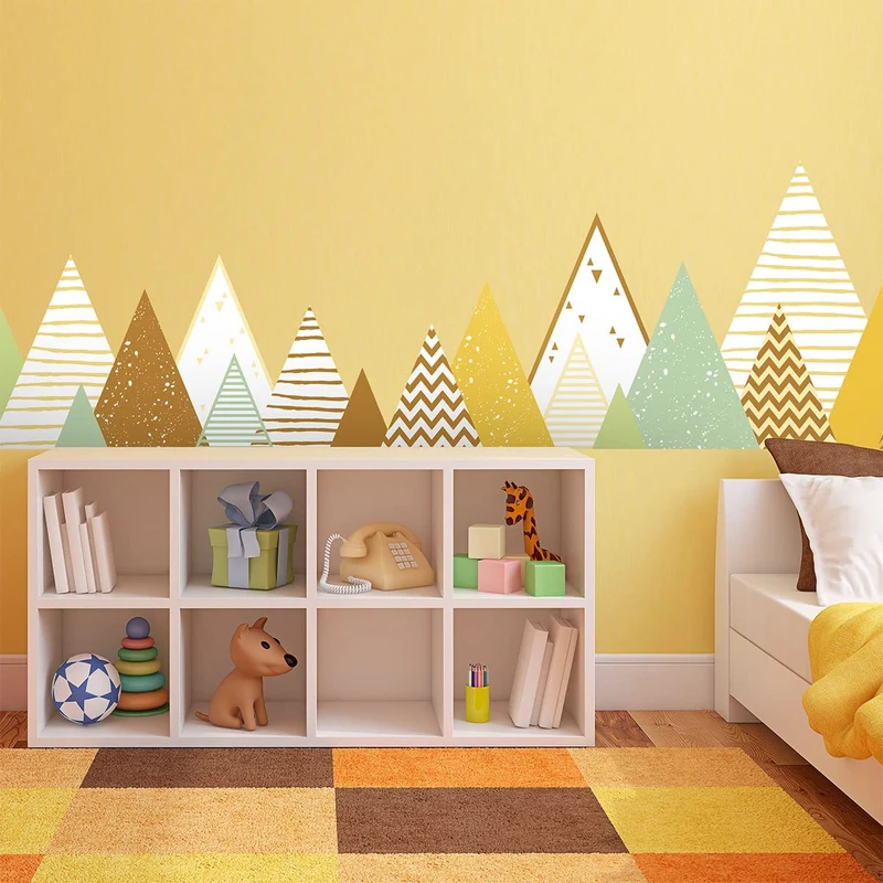 Ambiance Sticker Children's Wall Sticker for Baby Room Decoration - Giant Adhesive Wall Sticker | Miaka - H120 x L200 cm
